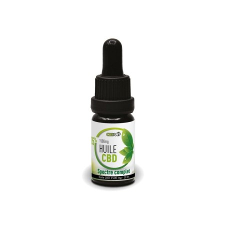 HUILE CBD SPECTRE COMPLET 10ML 1500mg